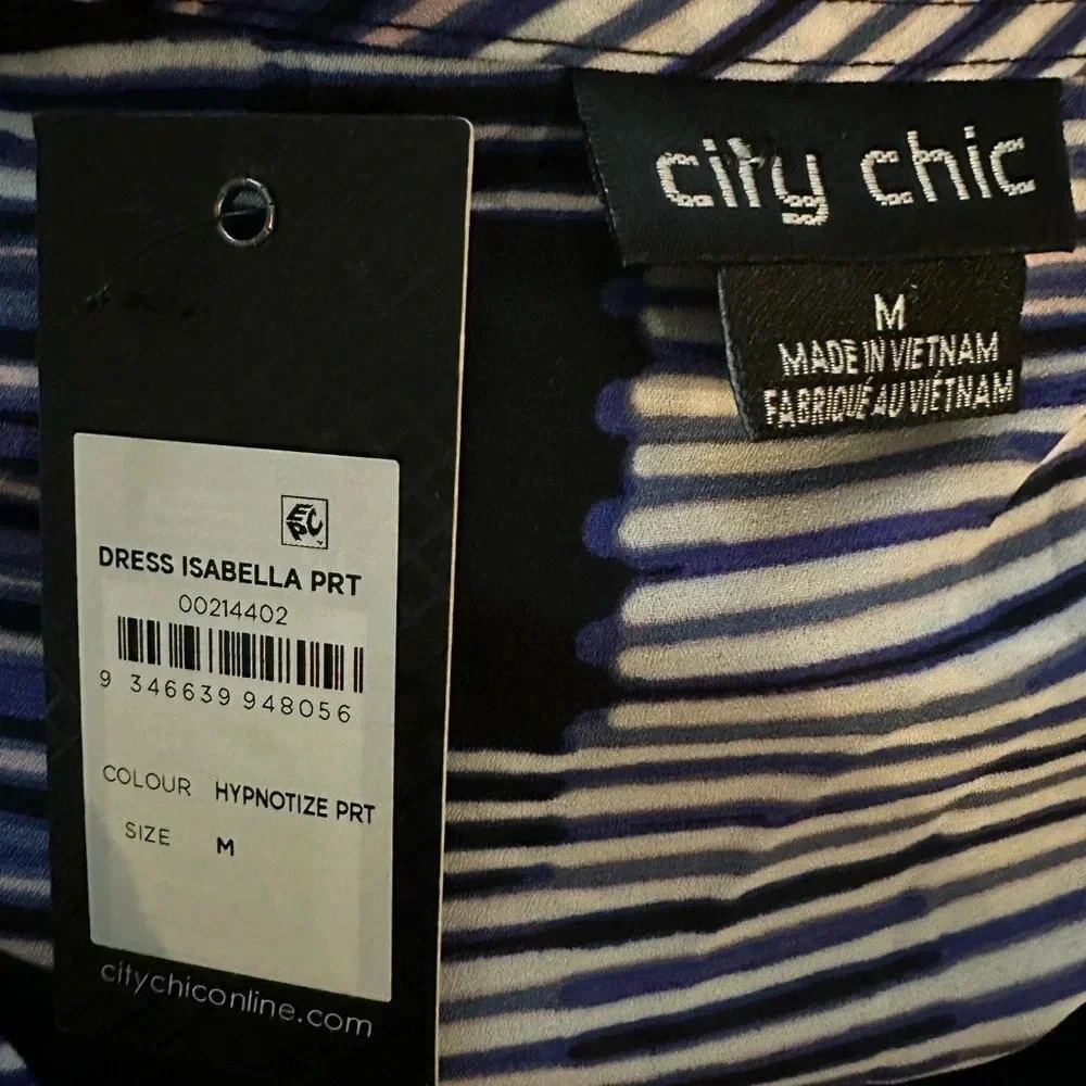 City Chic Isabela print dress size 18/M - Picture 13 of 13